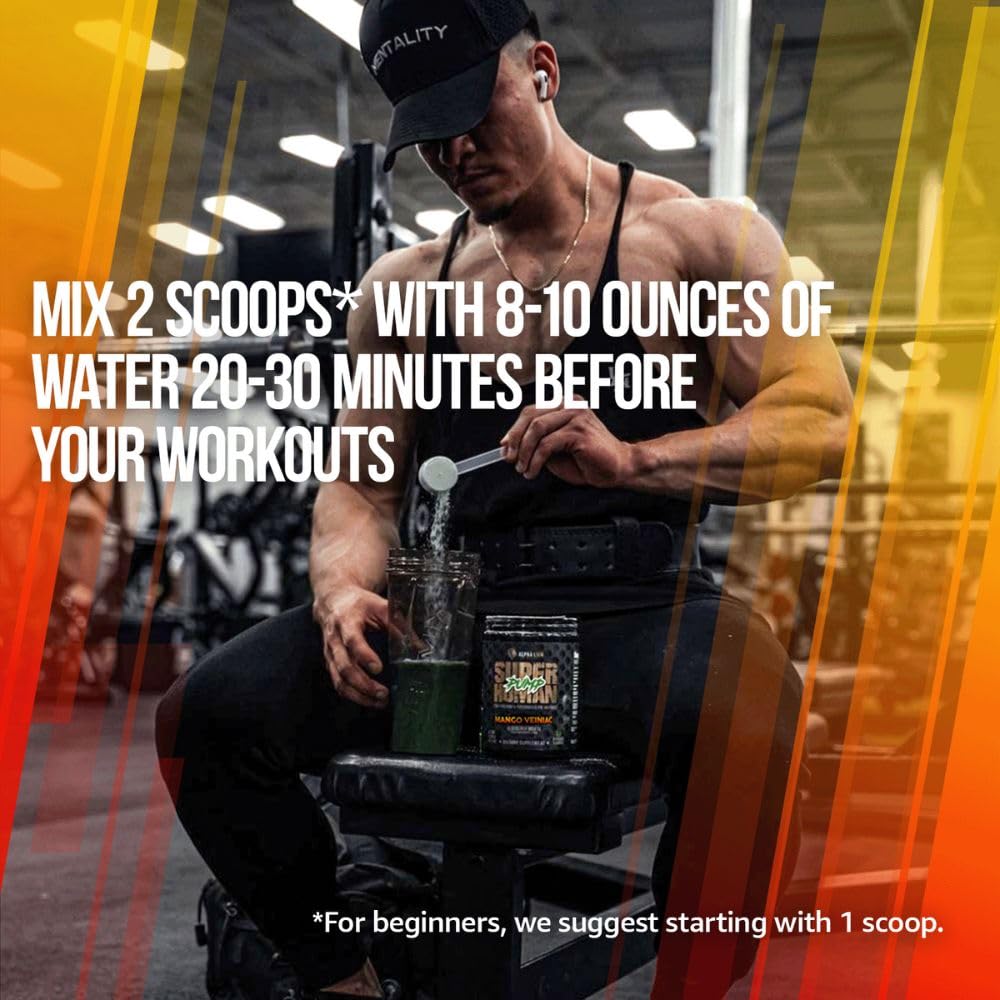 ALPHA LION Mixed drink displays fast onset and vascular pumps.