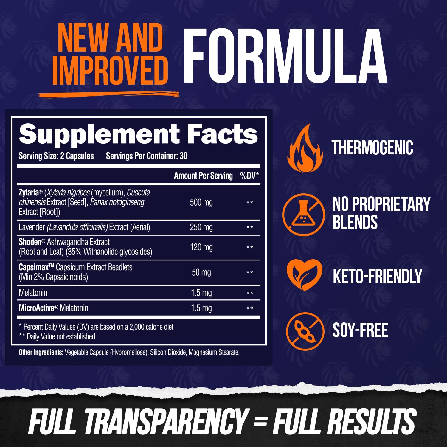 ALPHA LION Night Burn as a daily supplement for mindful eating.