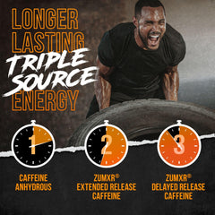 ALPHA LION pre-workout pump visible during intense training.