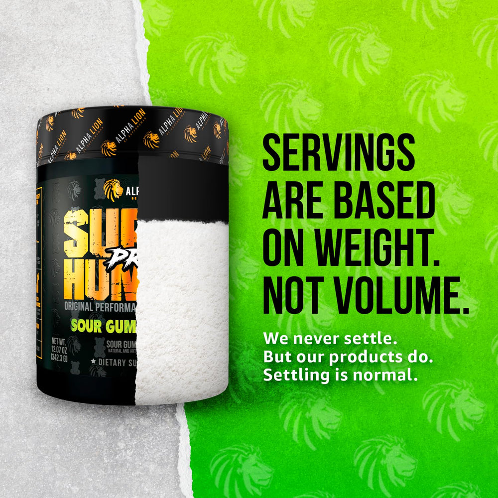 ALPHA LION powder fuels intense workout sessions and endurance.