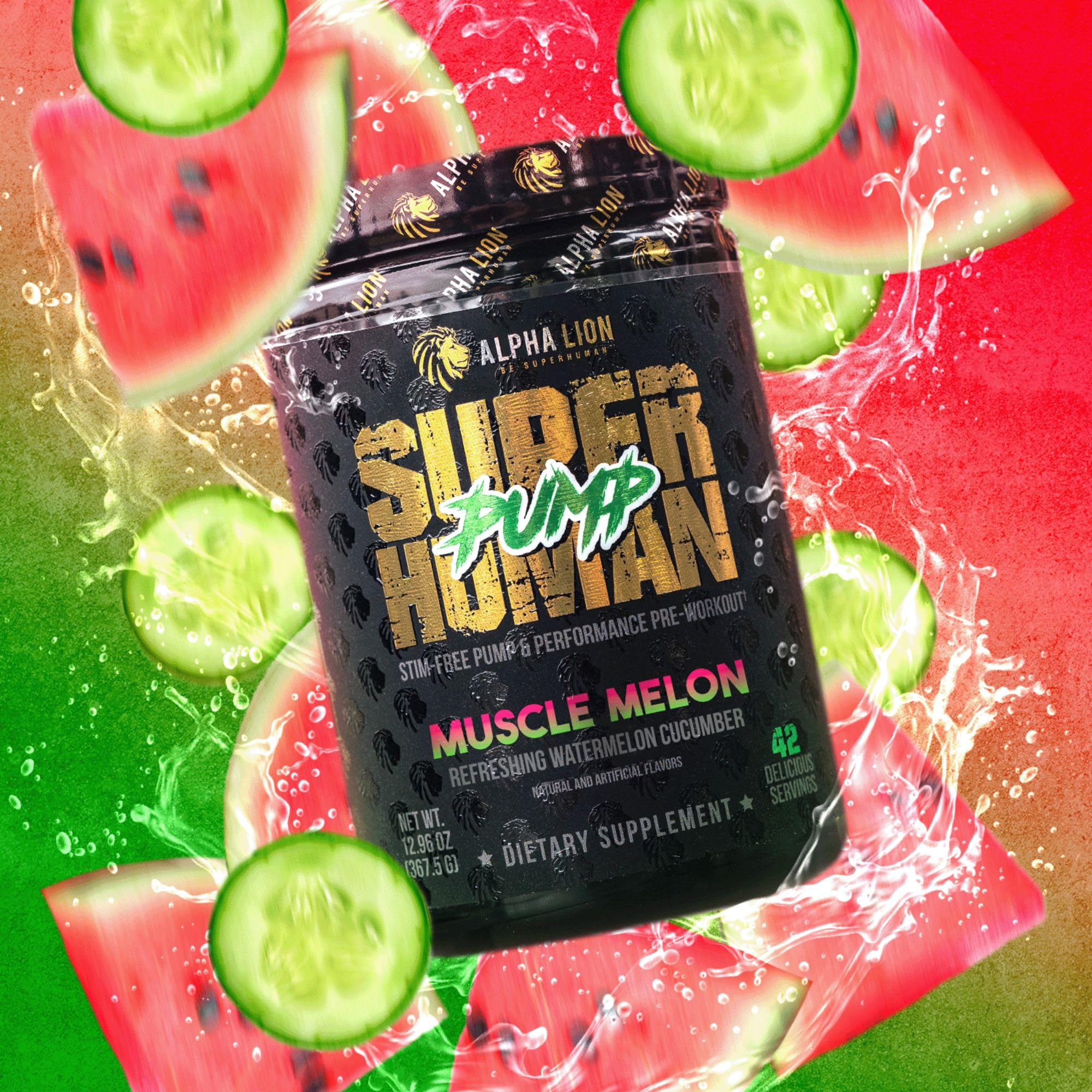 ALPHA LION Superhuman Pump preworkout foil pack showing convenience and portability