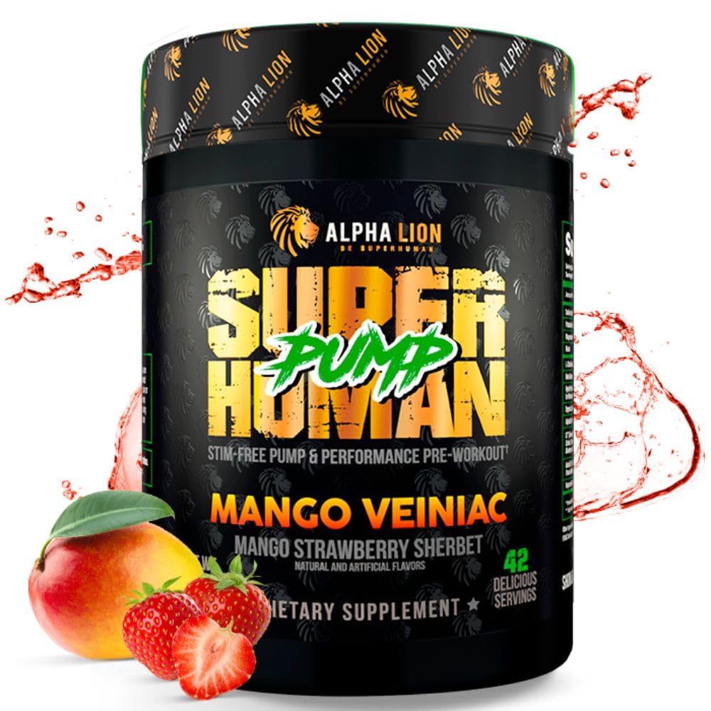 ALPHA LION Superhuman Pump tub with mango veiniac for strong pumps.