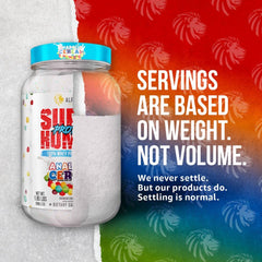 ALPHA LION serving image suggests a convenient post-workout option