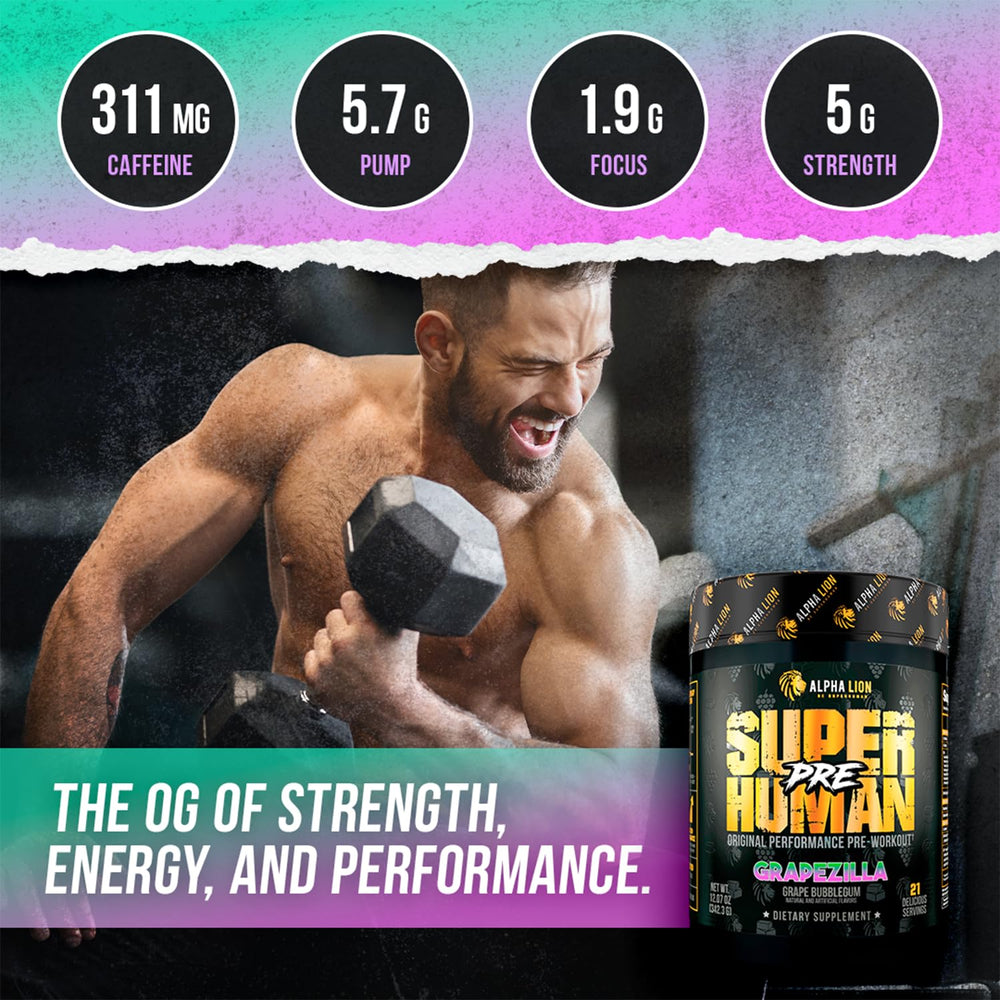 Tri-source caffeine matrix from ALPHA LION for steady energy