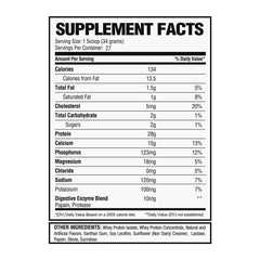 Alpha Nutrition Labs banana packaging with label and flavor information