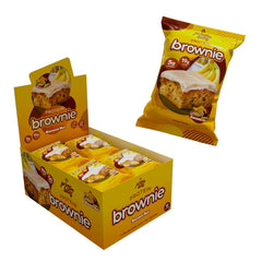 Prime Bites Banana Nut brownie packaging highlights 19g protein and gluten-free formula