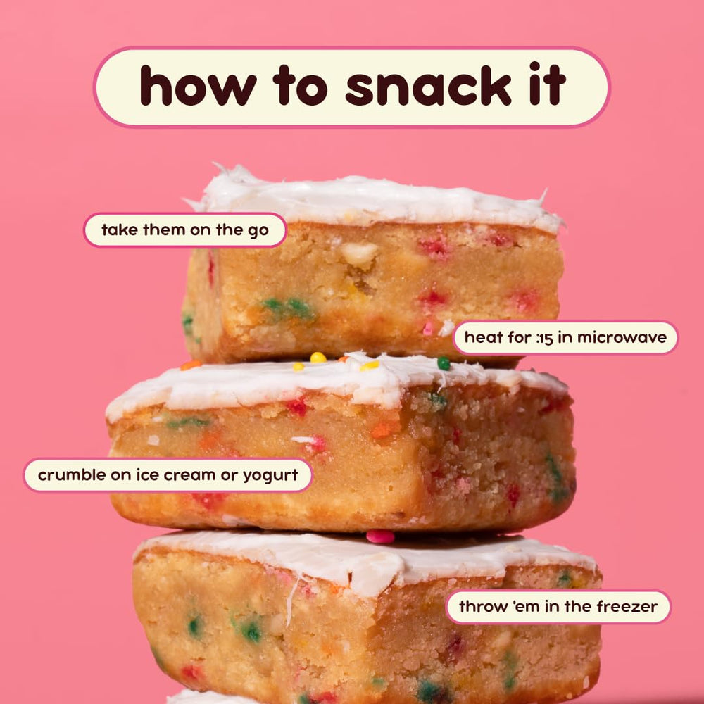 Alpha Prime Prime Bites Cookies Cream Blondie: indulgent flavor with collagen support.