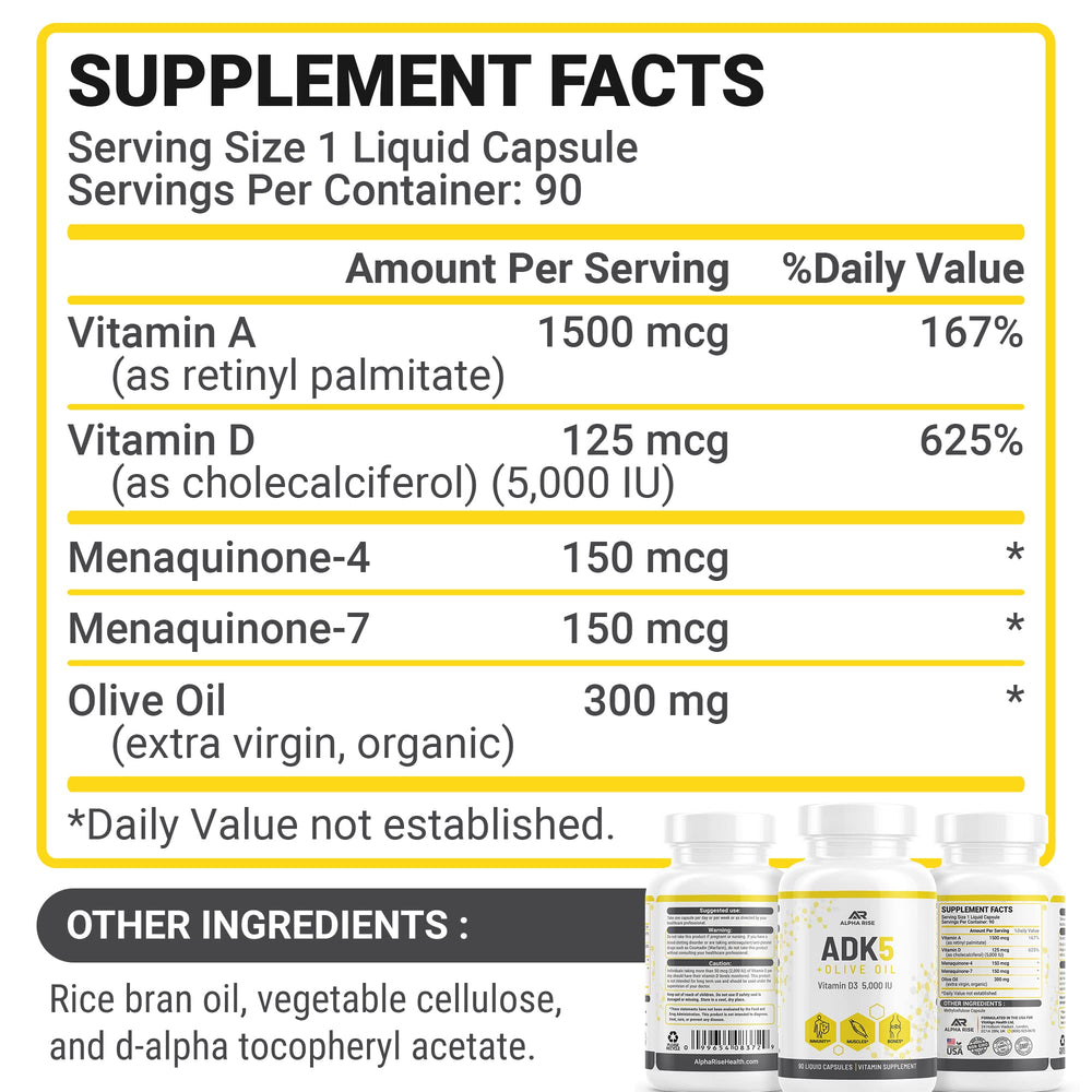 Alpha Rise ADK non-GMO ingredients shot reinforces clean label and quality control