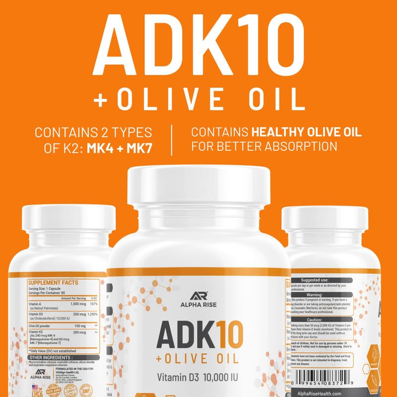 ALPHA RISE ADK10 olive oil visual suggesting enhanced absorption