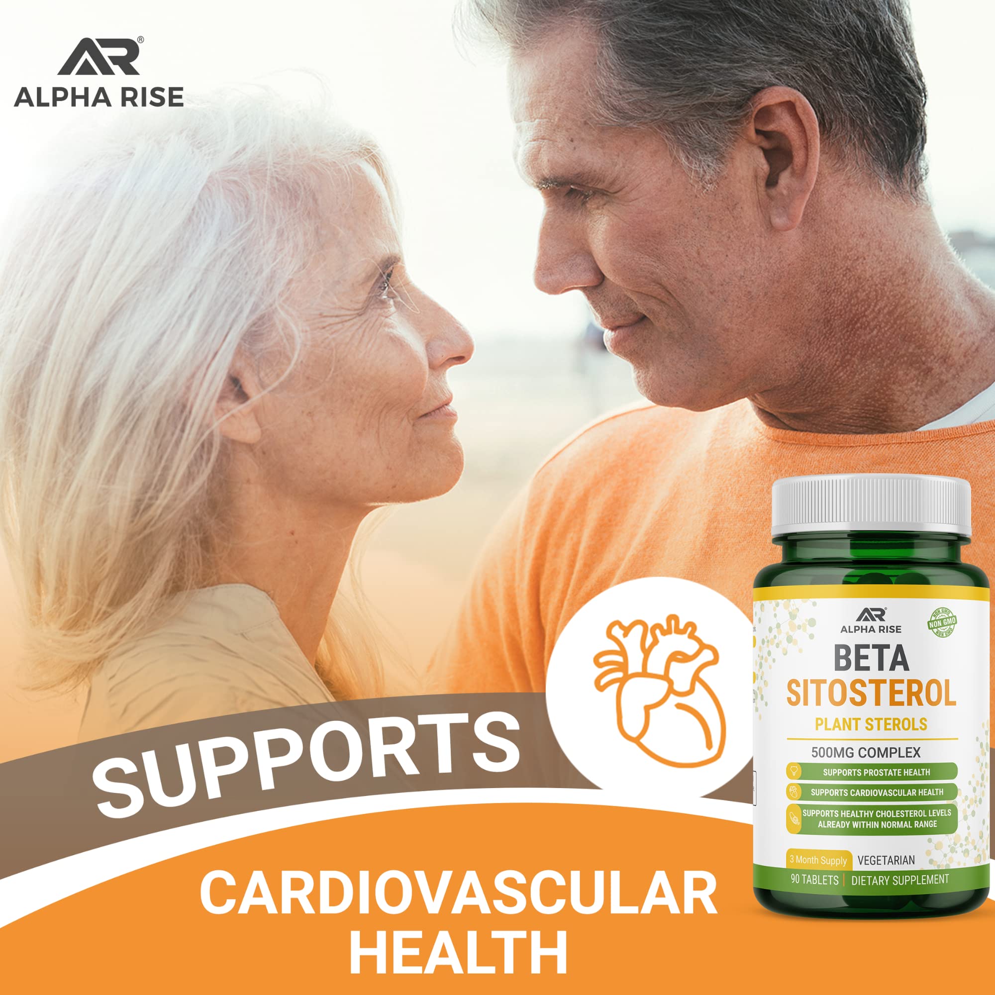 ALPHA RISE Non-GMO plant sterols aiding heart-healthy cholesterol