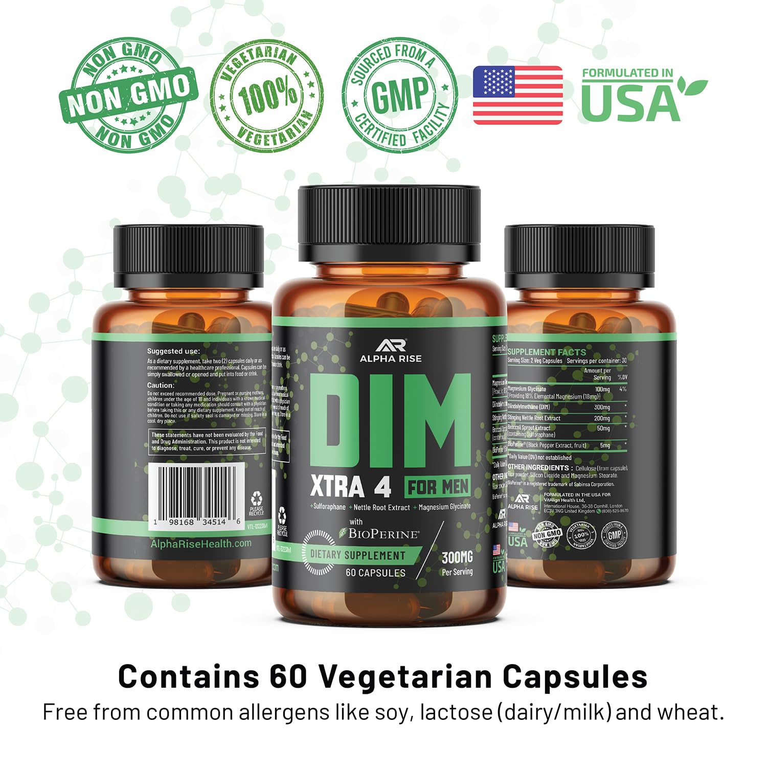 ALPHA RISE DIM XTRA 4 athletic-use lifestyle image suggests active energy.