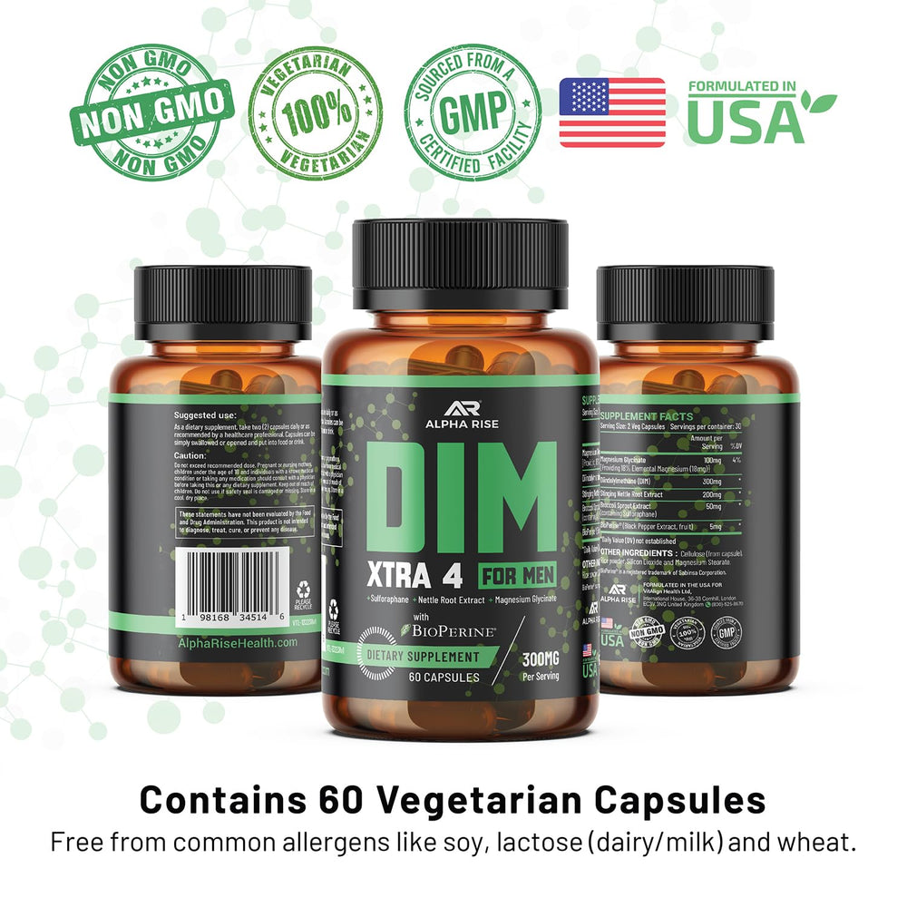 ALPHA RISE DIM XTRA 4 athletic-use lifestyle image suggests active energy.