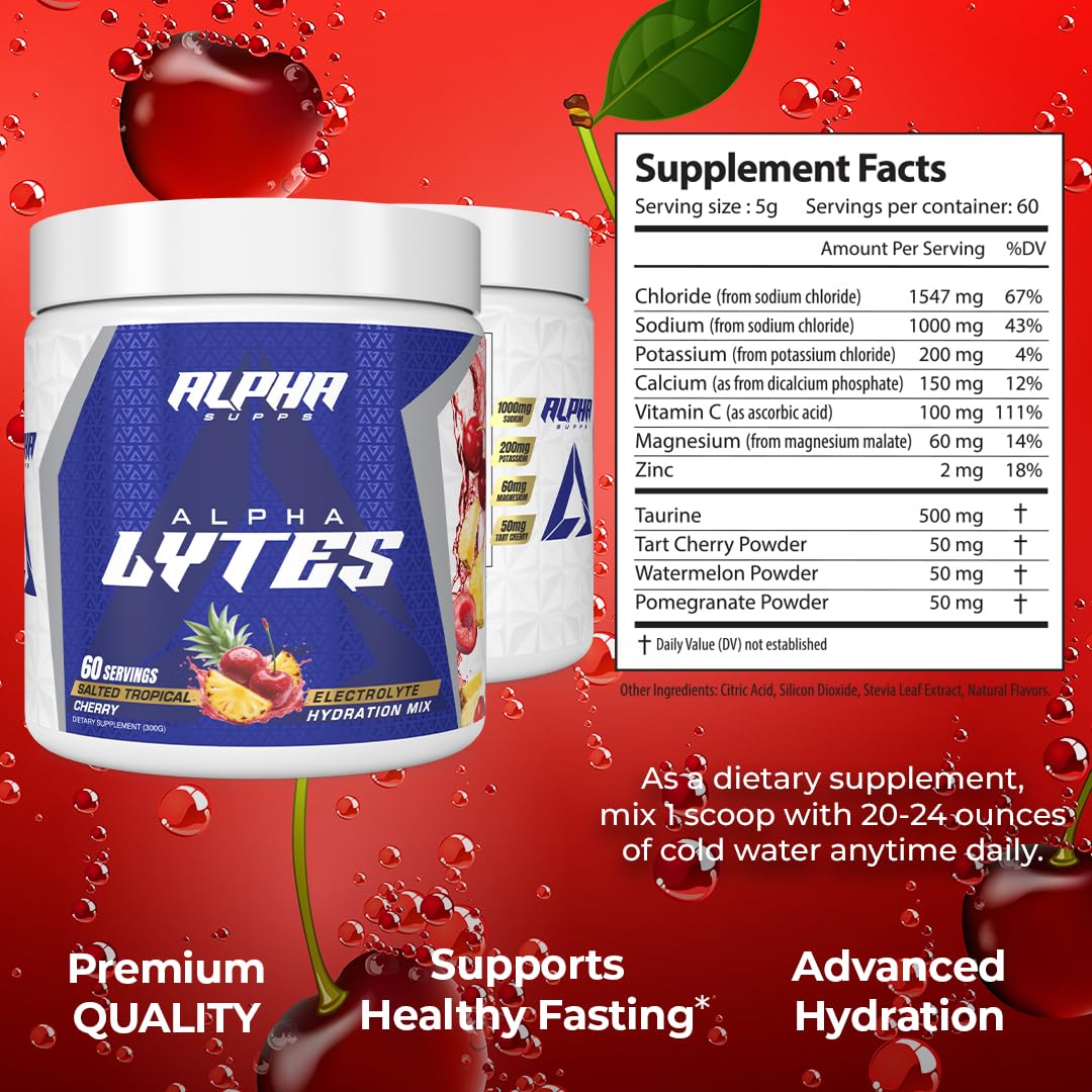 Alpha Lytes scoop illustrating precise dosing for quick on-the-go hydration.