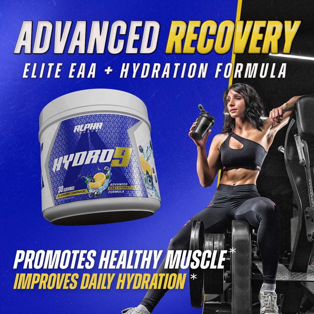 Alpha Supps Hydro 9 amino acids shaker for easy mix during training