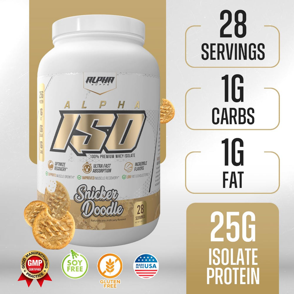 Alpha Supps ISO powder dispenser supports accurate daily serving.