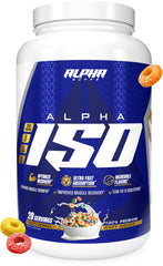 Alpha Supps ISO whey protein bottle for post-workout recovery