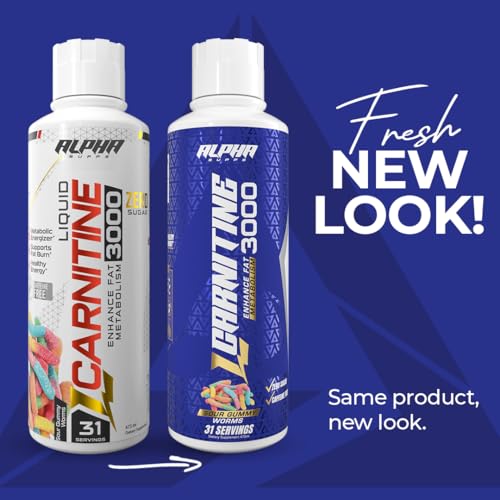 Alpha Supps L-Carnitine Liquid 3000 measuring spoon ready for daily dose.