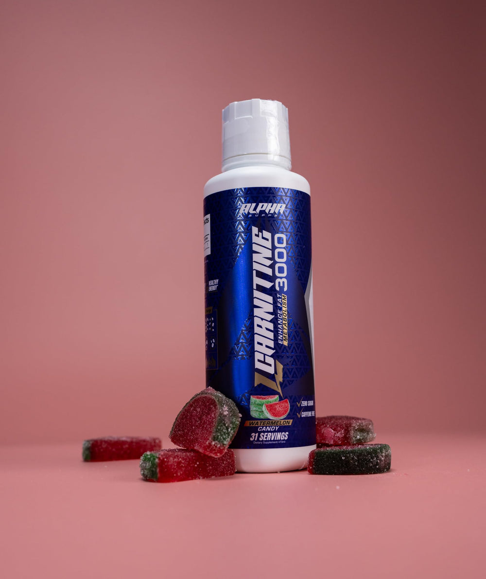 Alpha Supps L Carnitine Liquid 3000 watermelon candy flavor refreshing energy before training