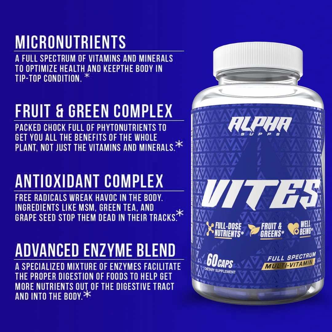 Antioxidants in Alpha Supps Vites support everyday cellular resilience