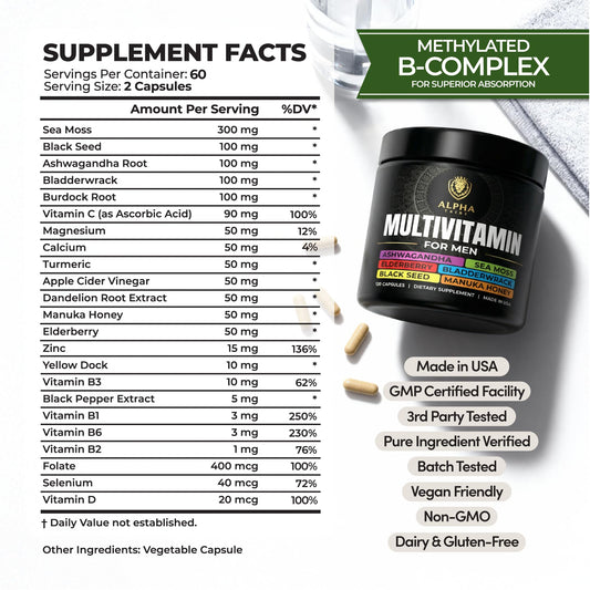 Alpha Tribe black seed oil capsules ready for daily energy and wellness support