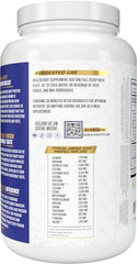 Alpha Supps ISO shake in glass shows smooth, lump-free mix for easy hydration.