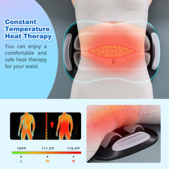 ALPHAY device used on bed, sofa, yoga mat, and office chair for versatility