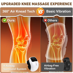 ALSTU knee massager in use during recovery after activity