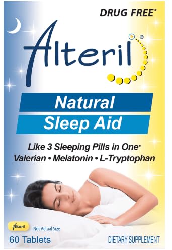 Alteril sleep aid tabs bottle front view for restful nights