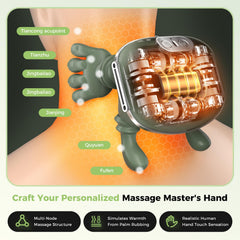 Altoance green device from the front highlighting modern ergonomic design.