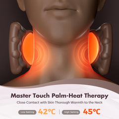 Altoance neck massager wireless battery enables portable use anywhere.