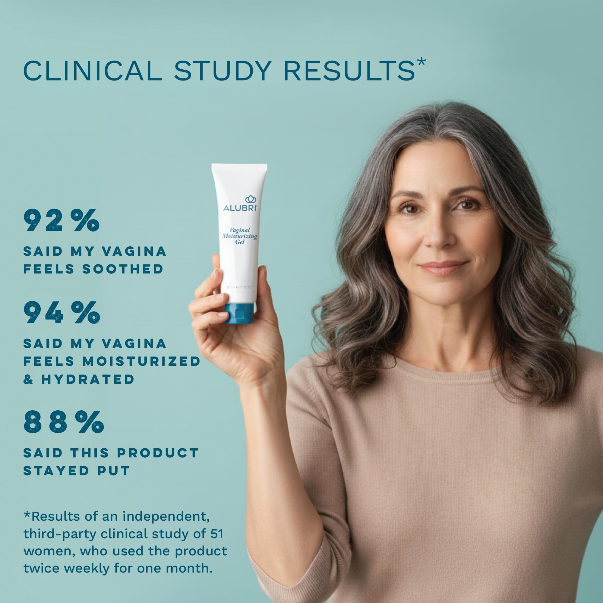 Alubri Vaginal Moisturizing Gel helps sustain microbiome balance.