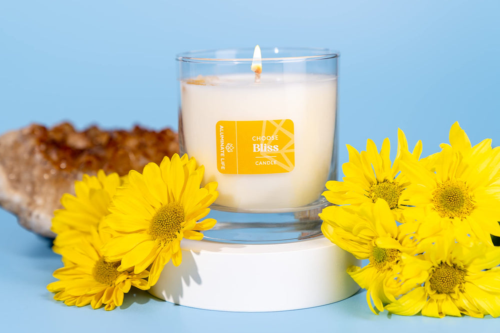 Aluminate Life 100% cotton wick for steady, non-toxic flame
