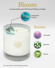 14.5 oz coconut wax candle with a long, clean burn for mindful evenings.