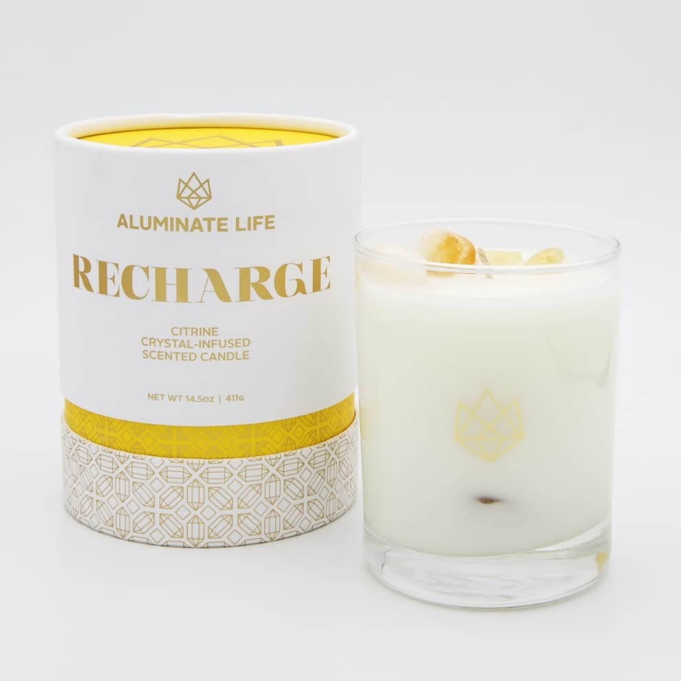 Aluminate Life lemongrass basil geranium scent to refresh rooms and elevate mood.