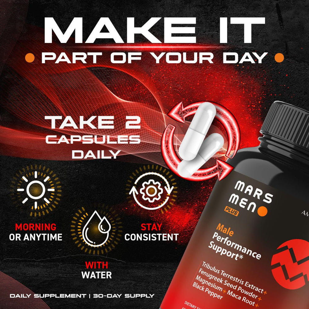 AMACARE Mars Men Plus in a morning routine setup for consistency