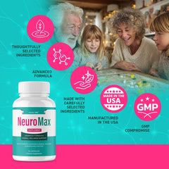 AMACARE Neuromax bottle-top features secure cap design