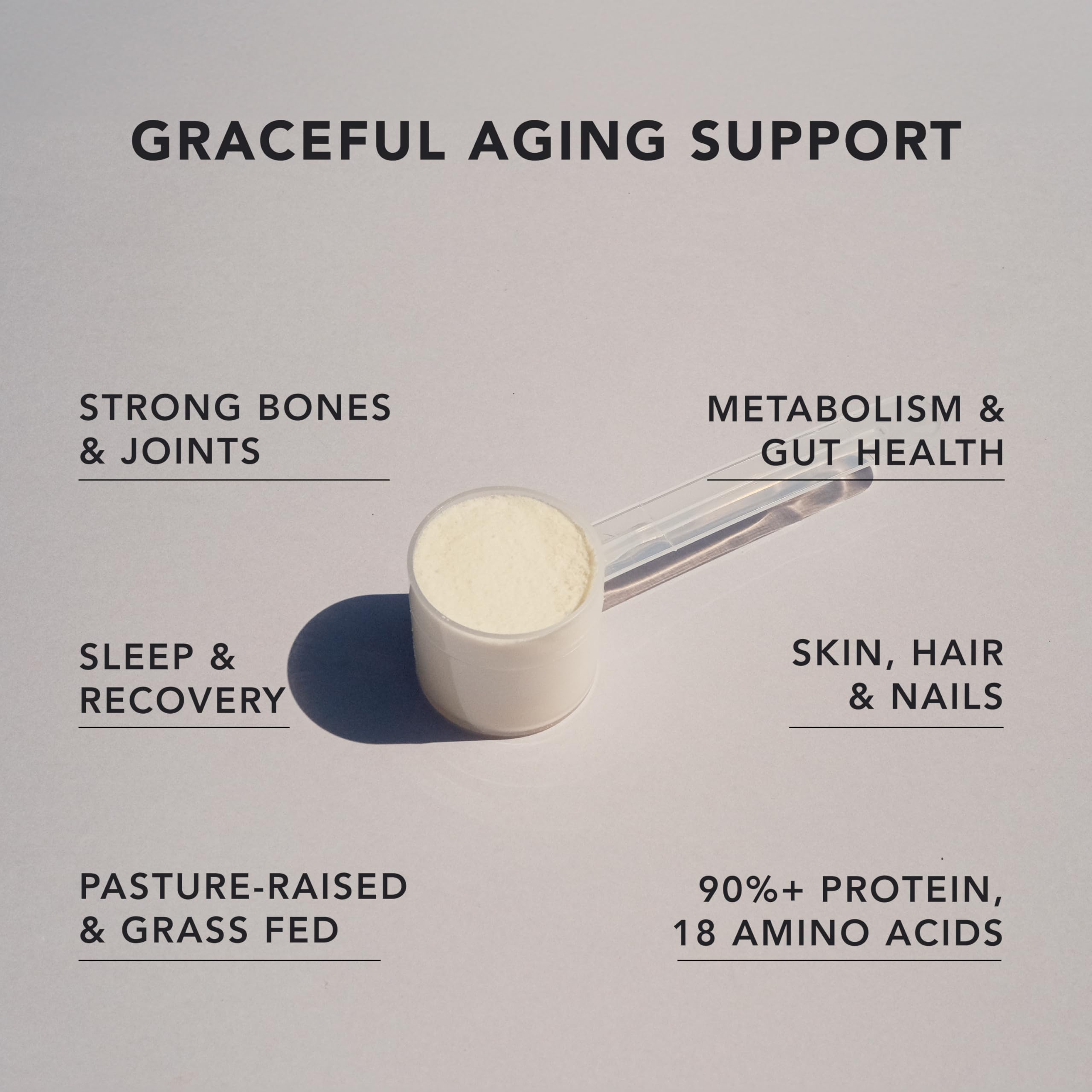AMANDEAN Hydrolyzed collagen with 90 percent plus protein for efficient daily intake