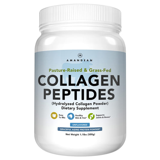 AMDEAN Collagen Peptides Powder unflavored for versatile daily use
