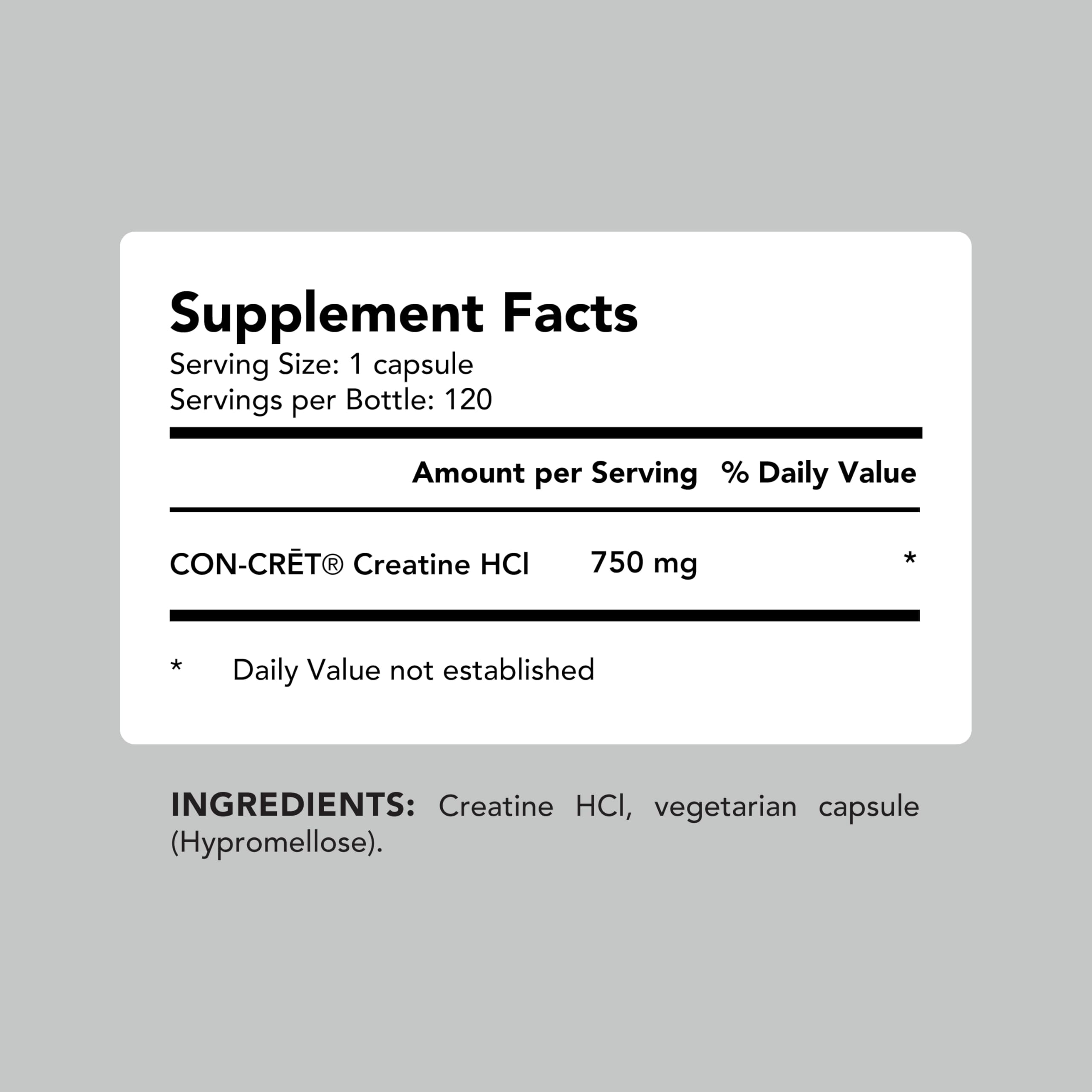 AMANDEAN Creatine HCl pills bottle in hand for easy intake