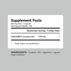 AMANDEAN Creatine HCl pills bottle in hand for easy intake