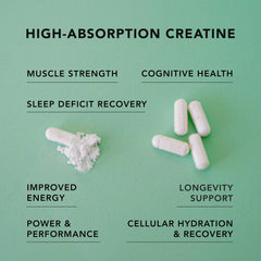 AMANDEAN Creatine HCl pills serving 750mg supports daily workouts