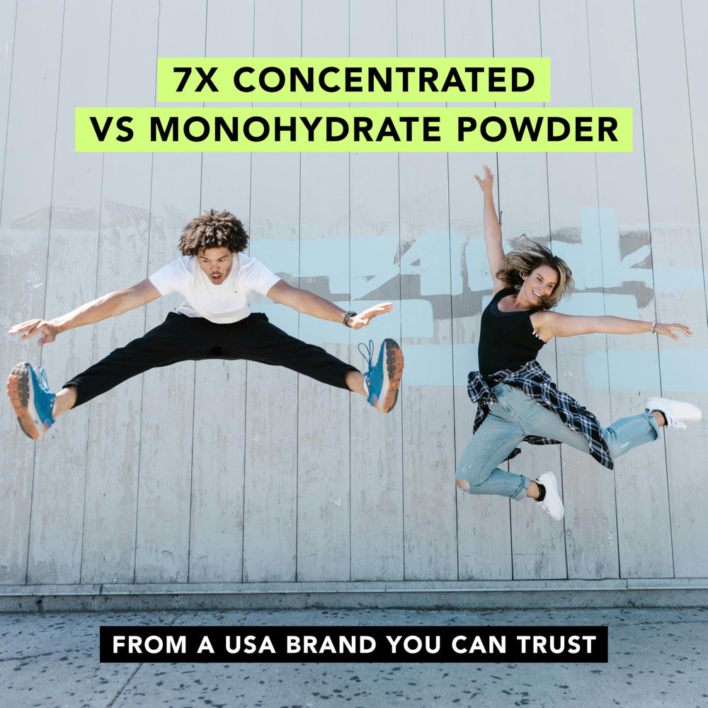 AMANDEAN Creatine HCl pills third-party tested seal on bottle