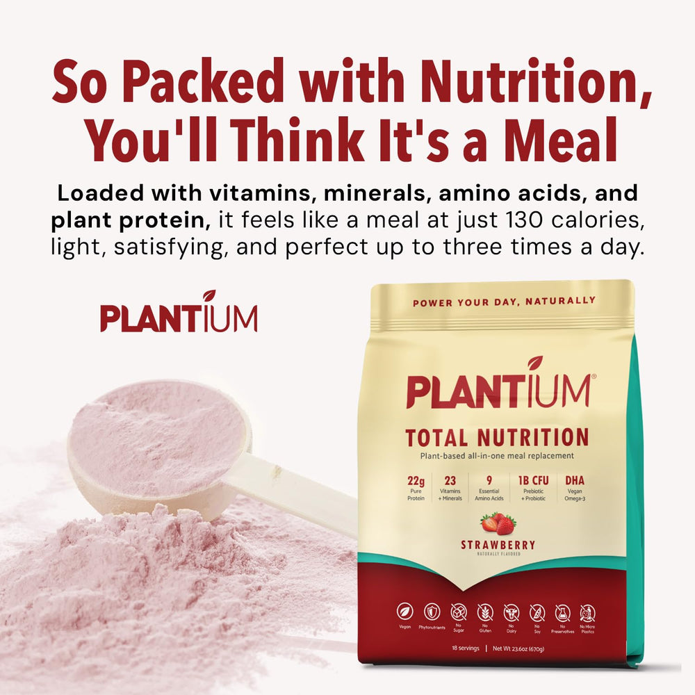 AMAXI Plantium 130-calorie serving aids a low-calorie meal replacement.
