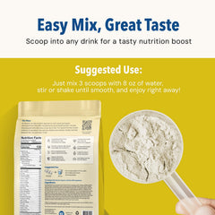 AMAXI Plantium strawberry shake close-up showing fruity flavor option