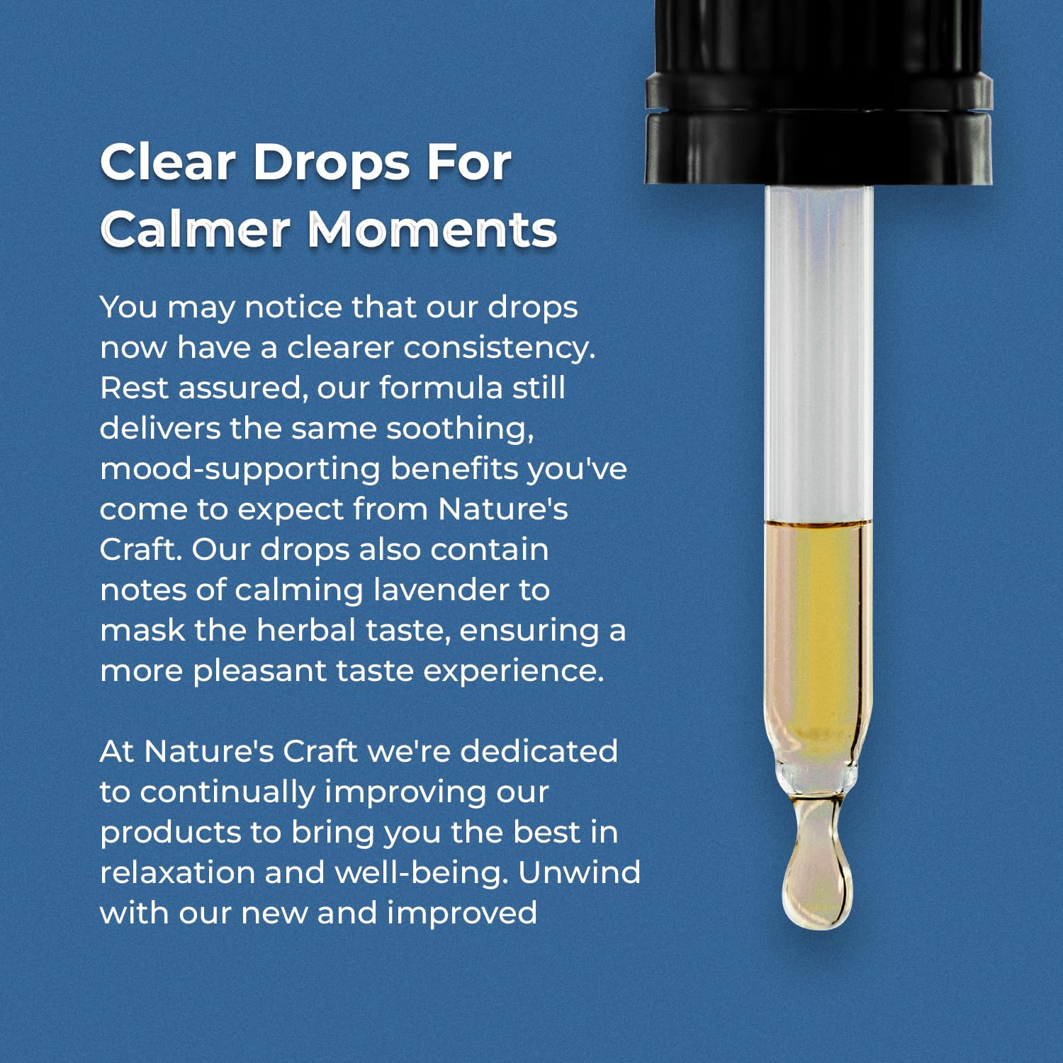 Blue Vervain drops added to water for easy, soothing daily calm.
