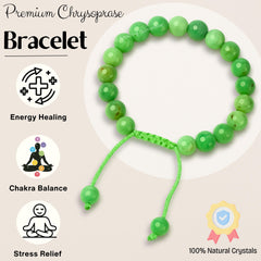 Adjustable Amazing Gemstone bracelet showing 7-10.5 inch fit.