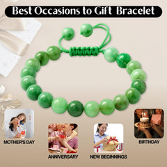 Certificate of authenticity card included with Amazing Gemstone bracelet.