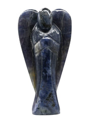 Amazing Gemstone Iolite Angel 4-inch crystal figurine for calm energy and protection