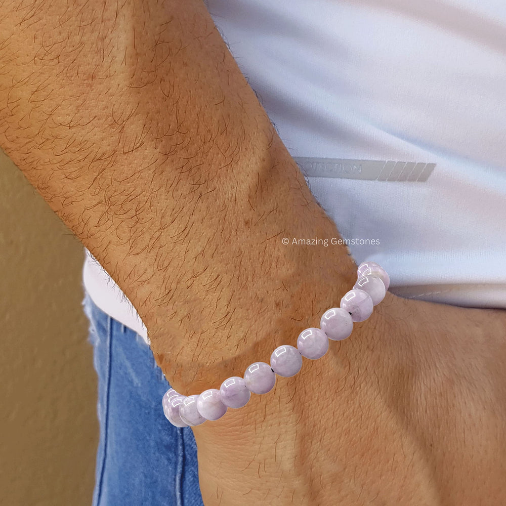 Amazing Gemstone Kunzite Bracelet as a thoughtful gift idea for any occasion
