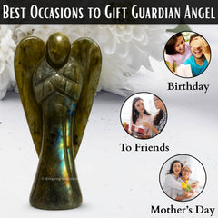 Amazing Gemstone Labradorite Angel ready for gifting on special occasions